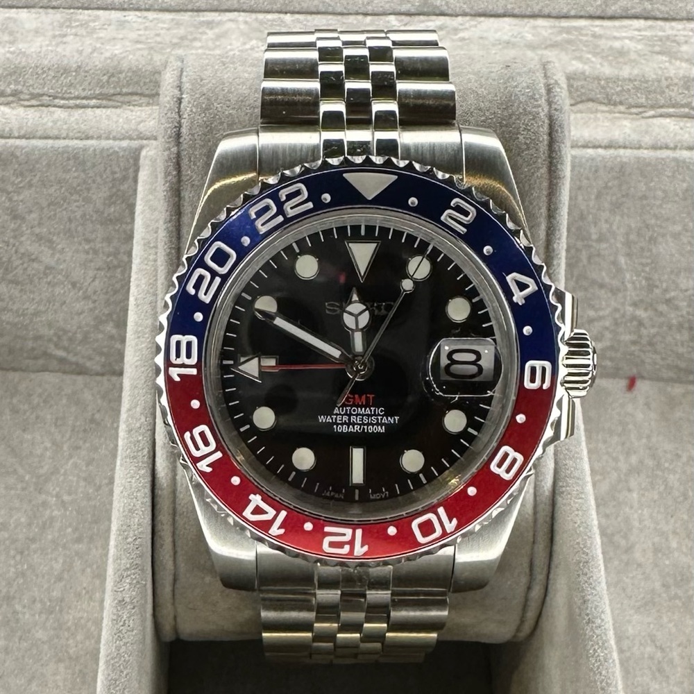 Seiko GMT MOD watch Pepsi
